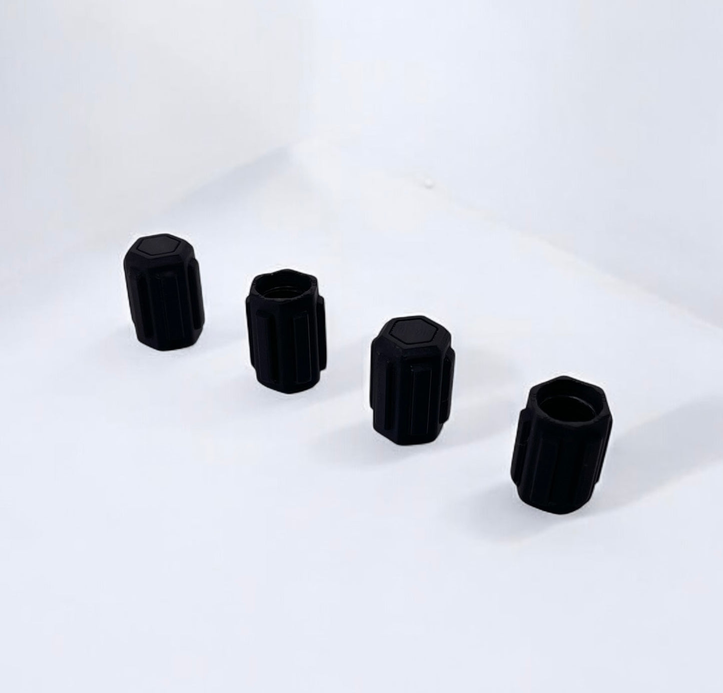 Ridge Concepts | Rugged Caps | Black (4 Pack)