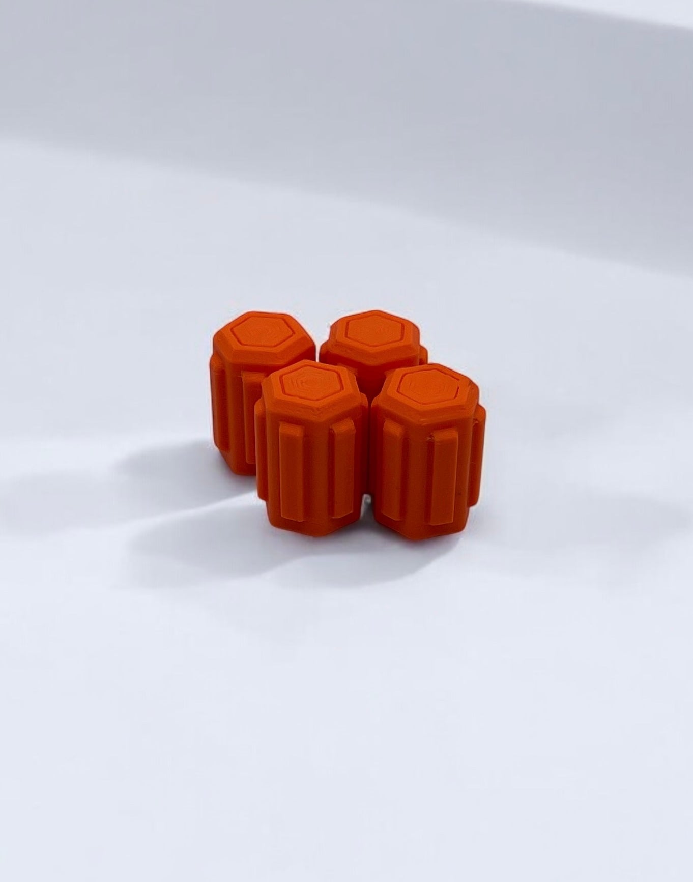 Ridge Concepts | Rugged Caps | High-Vis Orange (4 Pack)