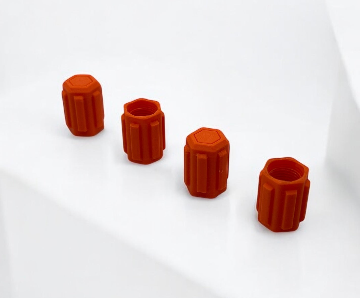 Ridge Concepts | Rugged Caps | High-Vis Orange (4 Pack)