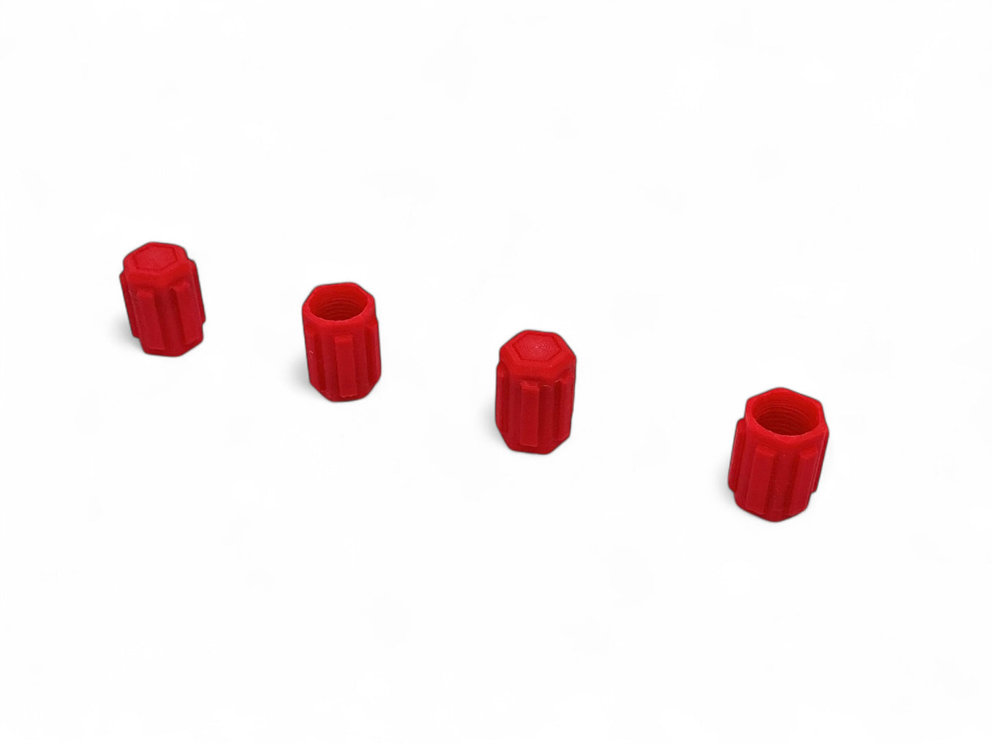 Ridge Concepts | Rugged Caps | High-Vis Red (4 Pack)