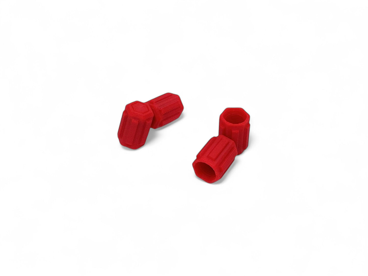 Ridge Concepts | Rugged Caps | High-Vis Red (4 Pack)
