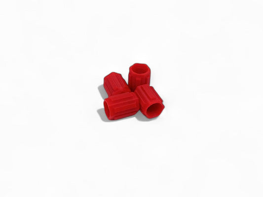 Ridge Concepts | Rugged Caps | High-Vis Red (4 Pack)